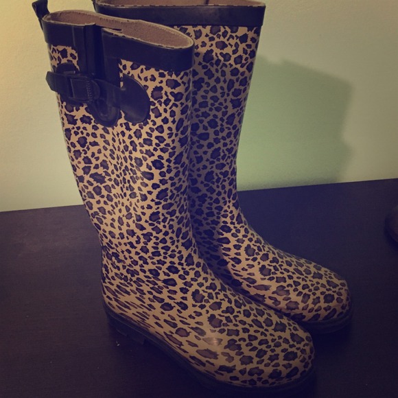 🌀Leopard rain boots🌀