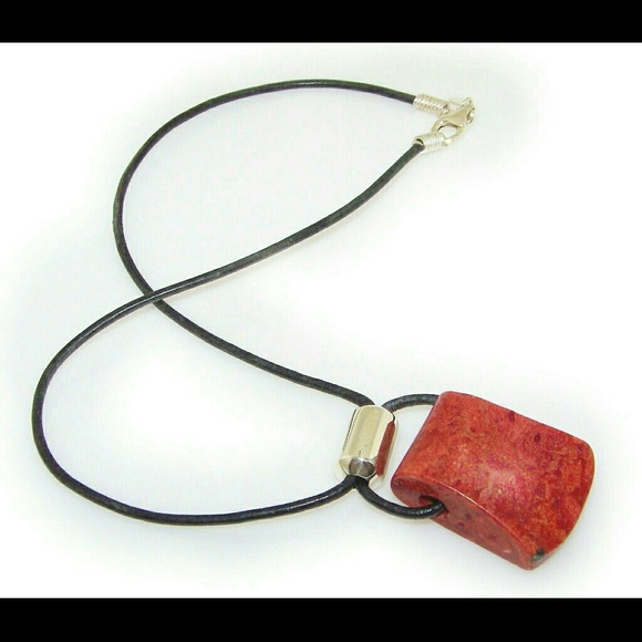 🎄 SOLD N-Silpada Red Spge Coral "Cardinal Rule" - Picture 2 of 3