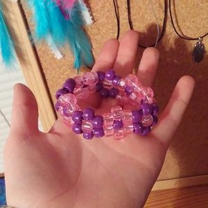 Kandi Flower Bracelet