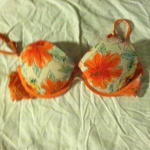 Multi-Print Padded Bra, Size 34B