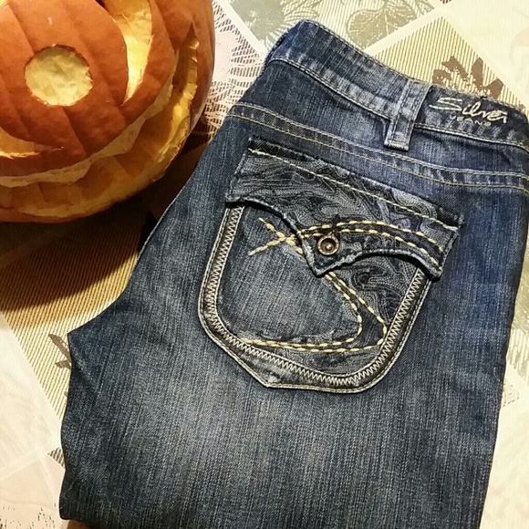 Silver Bootcut jeans