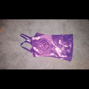 Purple Vintage Tie Dyed Bassnectar Tank
