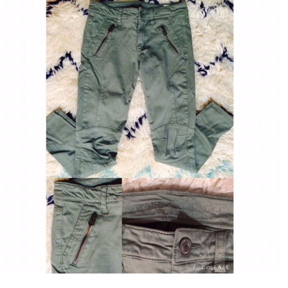 american eagle army green pants