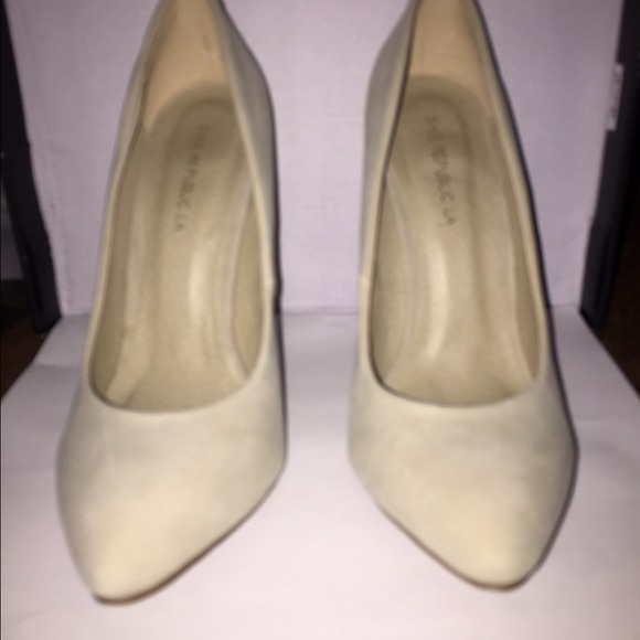 Beige Republic LA High Heels.
