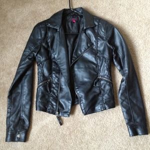 Faux Leather Jacket