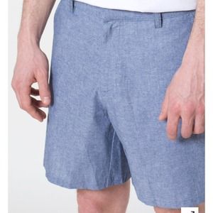 Unisex Chambray Shorts