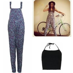 Motel Rocks Paisley Overalls! Brand new w/tags!