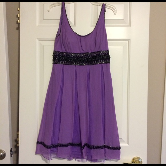 Purple / lavender Adrianna Papell dress, size 6 - Picture 1 of 4
