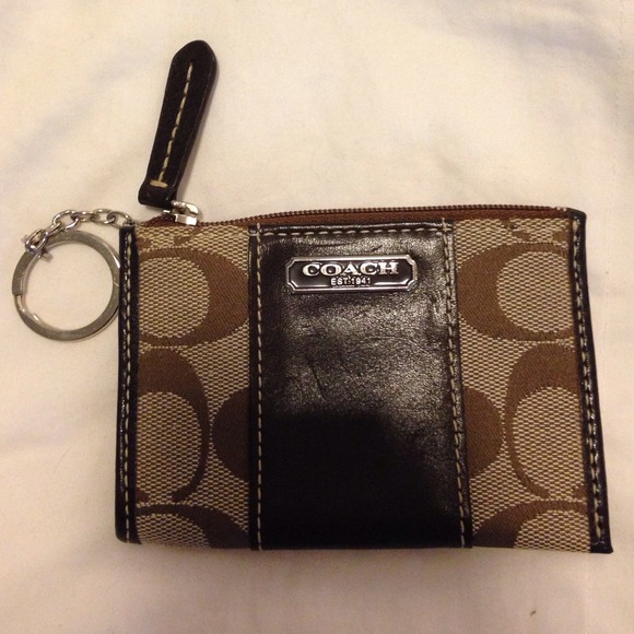 Coach change purse/key chain