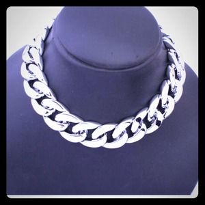NEW: Chunky Choker Necklace - SILVER