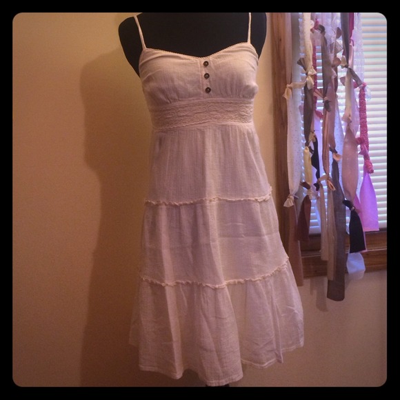 White country style dress
