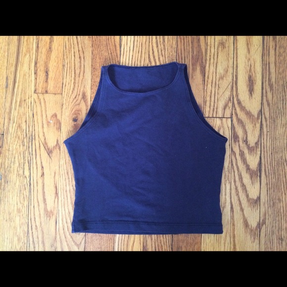 Cotton Spandex Sleeveless Crop Top