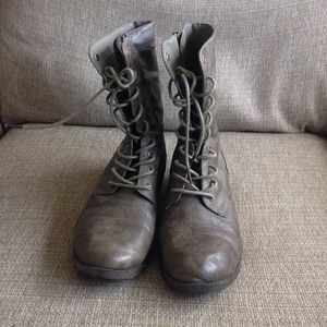 Short Gray Boots