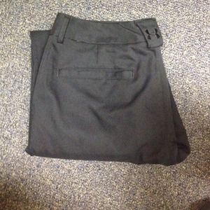 Men's Under Armour black golf pants