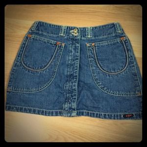 Denim skirt