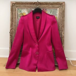 Pink silk blazer Giorgio Armani