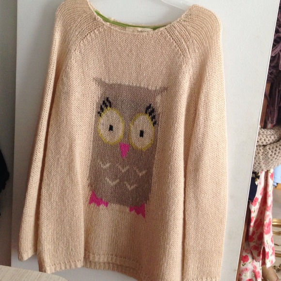Rewind women's Macy's small owl sweater