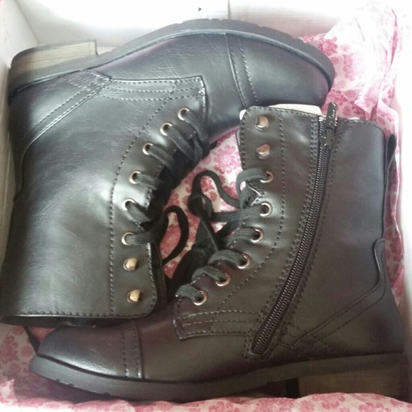 Black Combat Boots