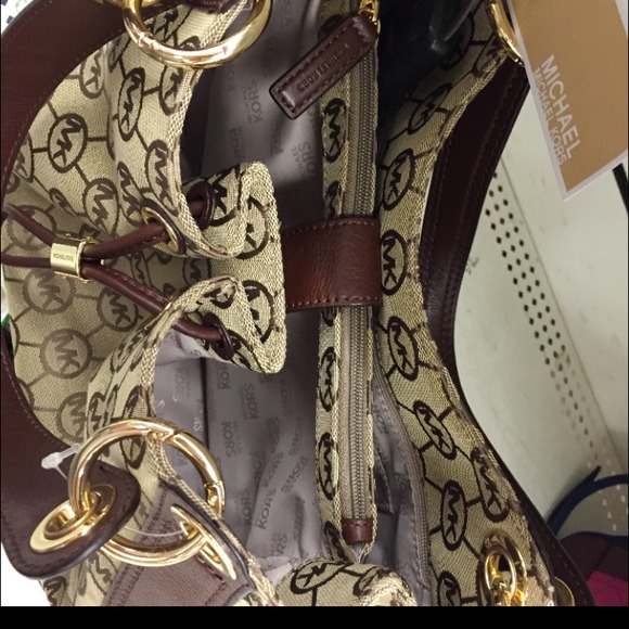 Sold eBay  mocha large shoulder bag - Picture 3 of 4