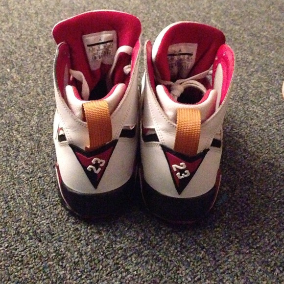Nike Jordan Retro 7 Cardinals boys 6.5- womens 8.5 - Picture 2 of 3