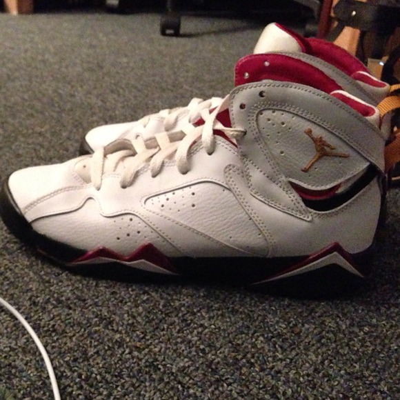 Nike Jordan Retro 7 Cardinals boys 6.5- womens 8.5 - Picture 3 of 3