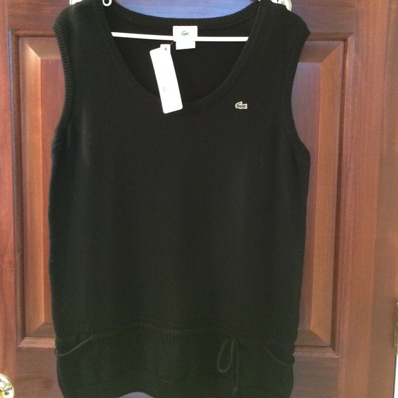 New Lacoste Ladies Sweater Vest