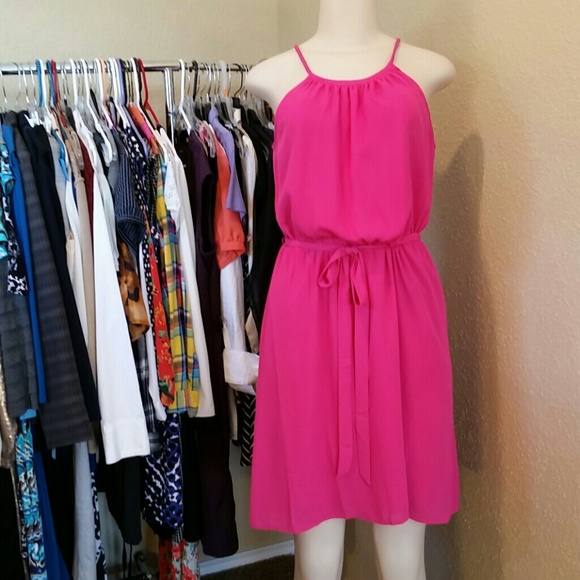 40% OFF EVERYTHING!!!  Ann Taylor Fuchsia Dress