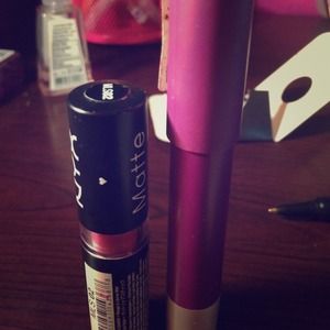 Nyx matte lipstick and revlon matte balm
