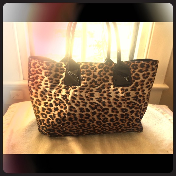 cheetah print luggage bag