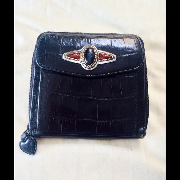 Brown and Black Brighton Ziparound Wallet - Picture 1 of 4