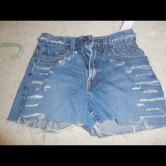 riley high waisted studded shorts!! - Picture 1 of 2