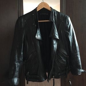 Zara leather jacket