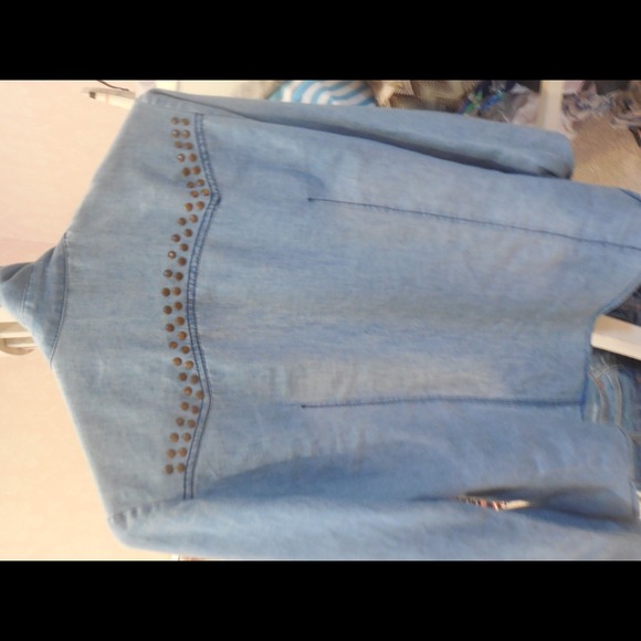 Studded denim jacket - Picture 2 of 2