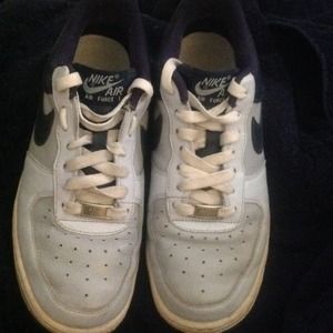 NIKE OLD SCHOOL AIRFORCE 1's Baby Blue shoes