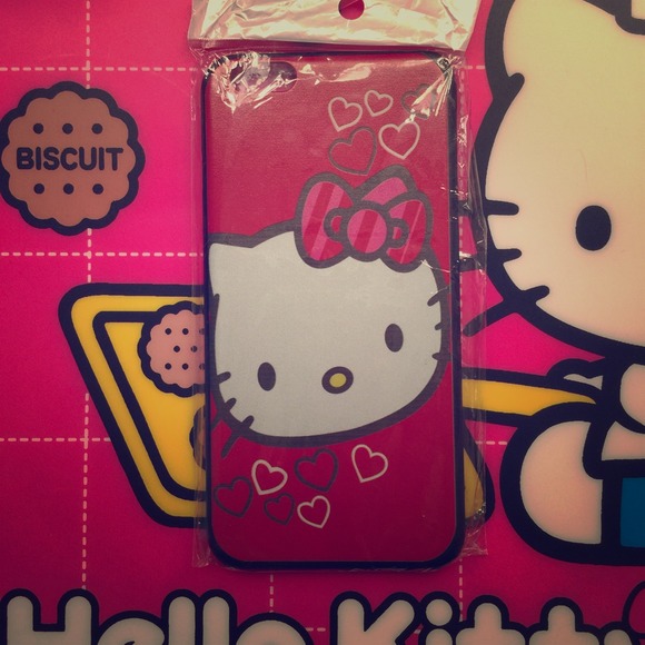 Red hello kitty iPhone 6 plus case