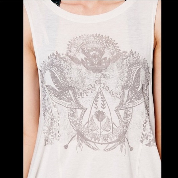 💜bundled Free People rocknroll fringe tank - Picture 4 of 4