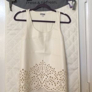 Express Minus the Leather Cutout Tanktop