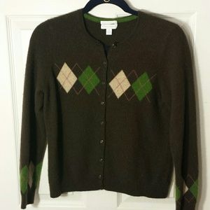 Charter Club 100% cashmere cardigan