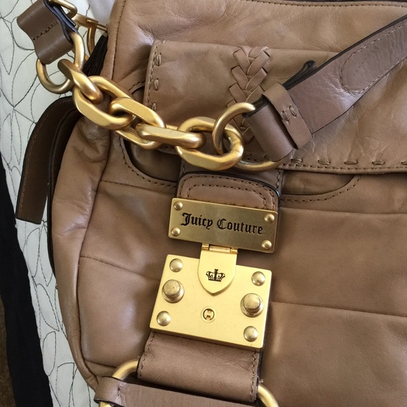 ⭕️❌sold 🚫❌Juicy couture brown leather bag - Picture 3 of 4