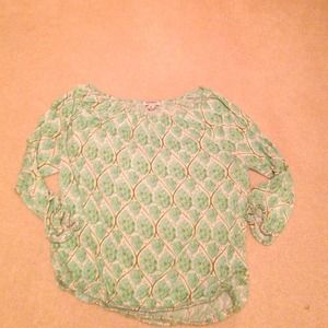 Old Navy Mosaic Print 3/4 sleeve