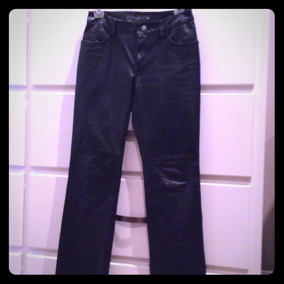 Leather jeans REDUCED !