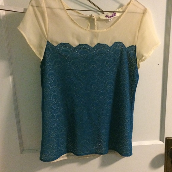 Francesca's sheer shirt. No signs of wear (: