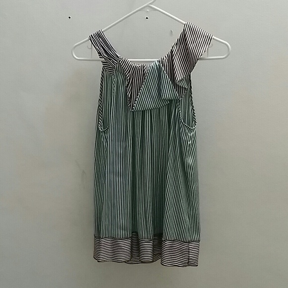 BCBGMaxazria Silk Tie Blouse