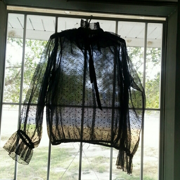 Sheer dressy top