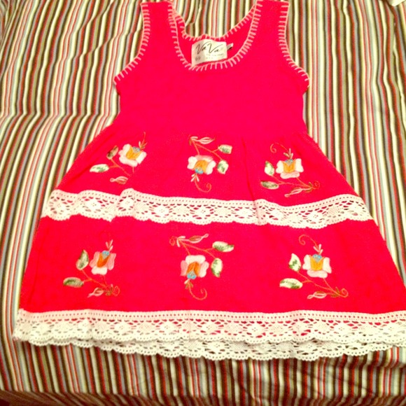 Red Embroidered Top - VaVa by Joy Han