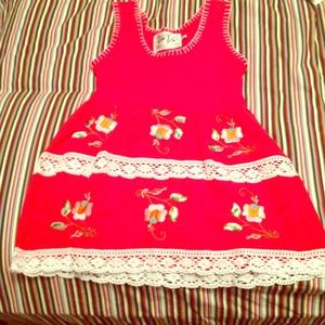 Red Embroidered Top - VaVa by Joy Han