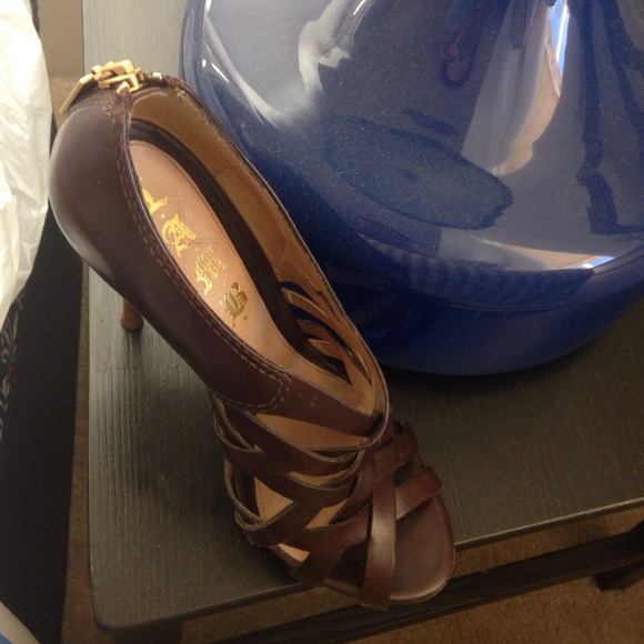 👠LAMB brown strapy heels - Picture 3 of 4