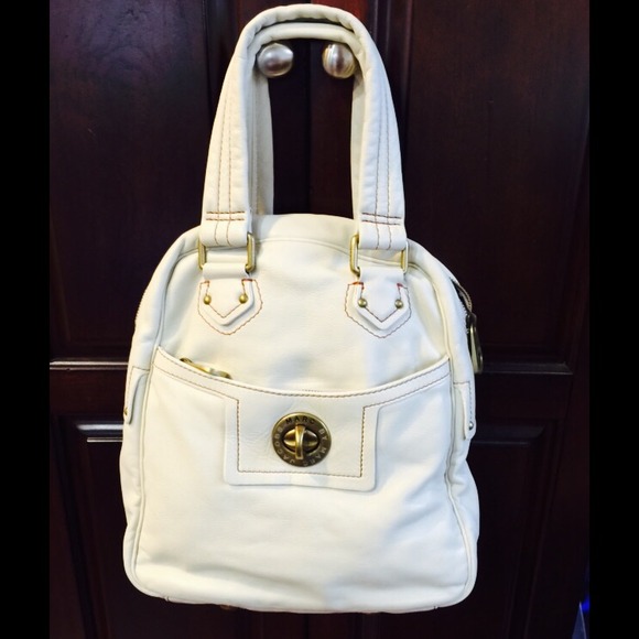 NWOT Marc by Marc Jacobs ivory leather handbag