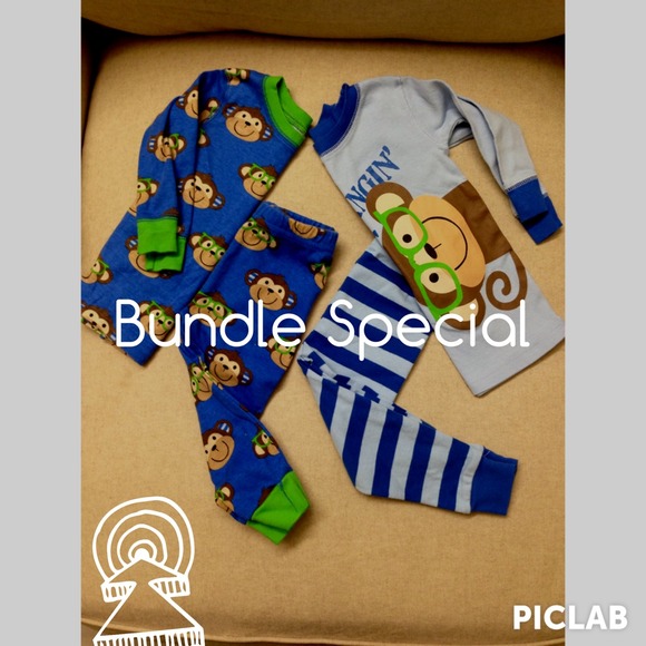 ❌Sold in bundle ❌Baby boy 18 month PJ set 🐻