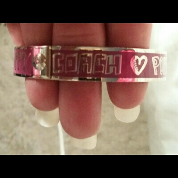 Just reduced Auth: Coach Pink Bangle - Picture 3 of 3